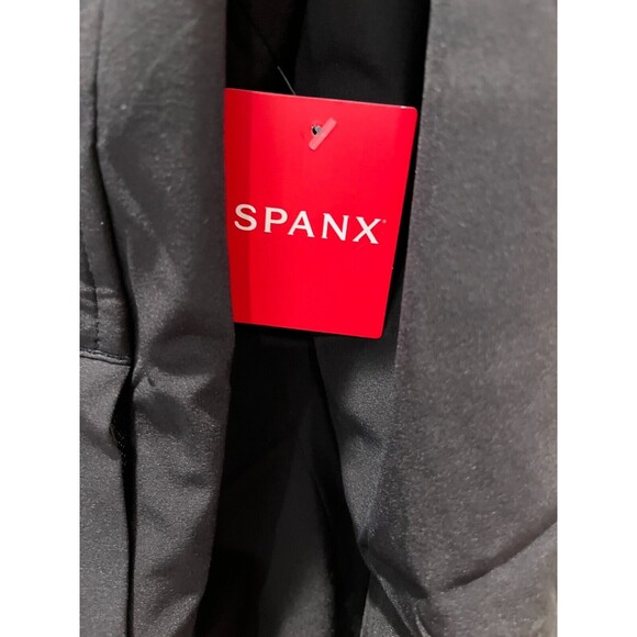 NEW SPANX sz XS Black It's A Cinch Water Resistant Active Zip Up Jacket NWT Hood - Picture 9 of 11